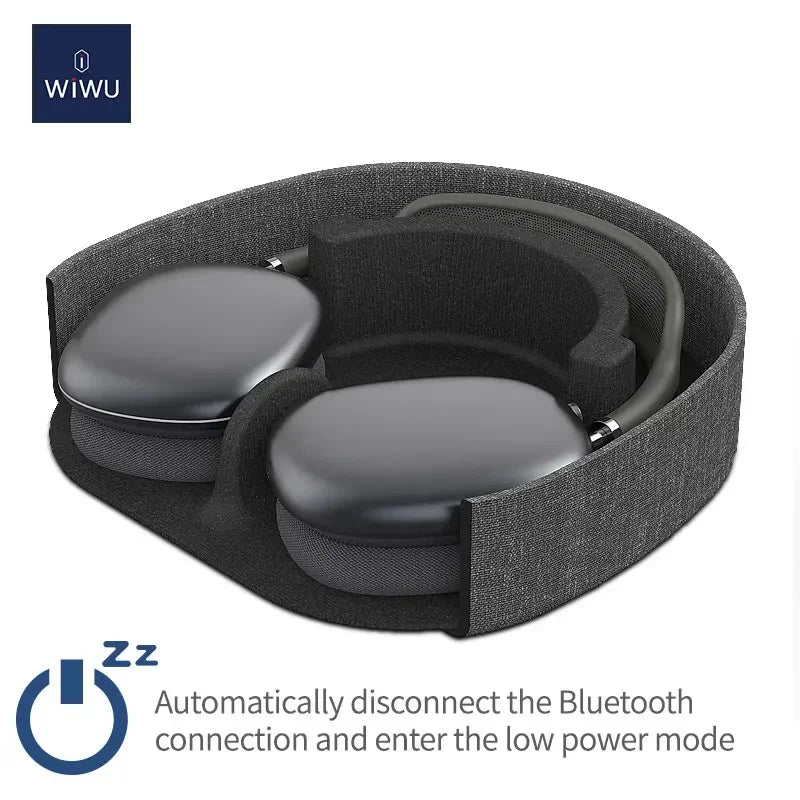 Wiwu Smart Case For Apple Airpod Max - Gray - Tashqila Wiwu Smart Case For Apple Airpod Max - Gray - Tashqila